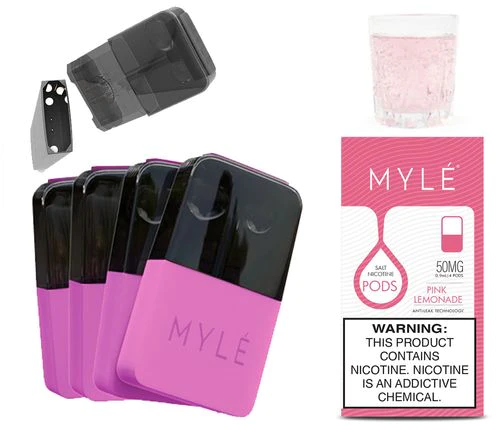 MYLÉ V4 PODS PINK LEMONADE FLAVOR 50MG