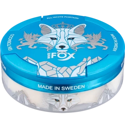 White Fox All White Portion Slim 16 mg Nicotine Pouches uae