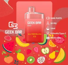 Geek Bar B5000 Rechargeable Disposable 5% Dubai, UAE watermelon Ice