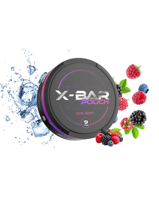 X-Bar Cool Berry Nicotine Pouches 9 mg Dubai, UAE