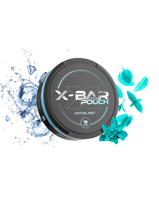 X-Bar Crystal Mint Nicotine Pouches 9 mg In Dubai, UAE