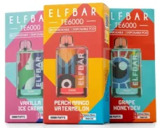 ELF BAR TE6000 PUFFS DISPOSABLE IN DUBAI