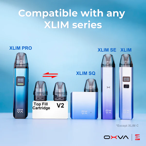 Oxva Xlim Pro V3 Top Fill Cartridge In Dubai at genvapedubai.net