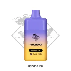 TUGBOAT BOX Banana Ice DISPOSABLE VAPE 6000 PUFFS IN DUBAI