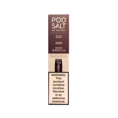 POD SALT GO MIXED BERRIES ICE DISPOSABLE 2500 PUFFS 20MG NEW FLAVORS - Gen Vape Dubai