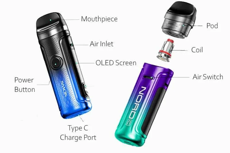 Smok Nord C Pod Kit 50w In UAE Gen Vape Dubai