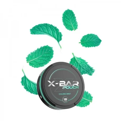 Buy X- Bar Nicotine Pouch Chloro Mint 18MG