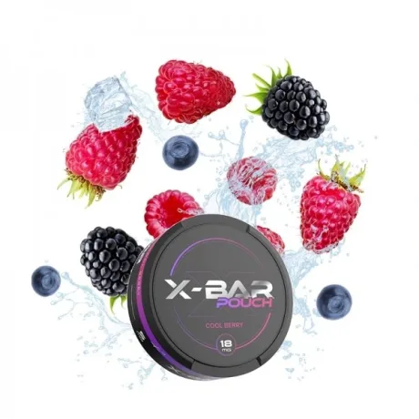 Buy X- Bar Nicotine Pouch Cool Berry 18MG