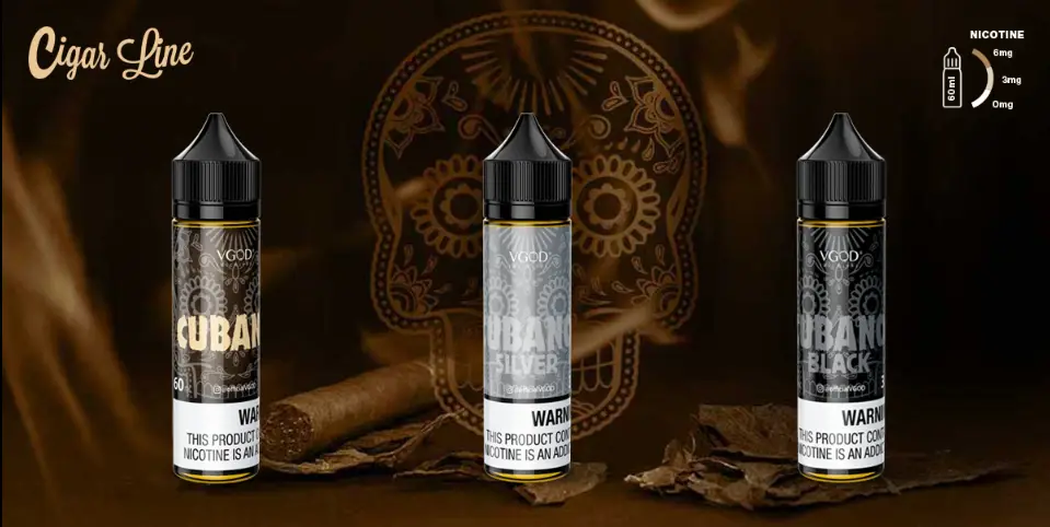 VGOD CIGAR LINE E-LIQUID 3MG 60ML