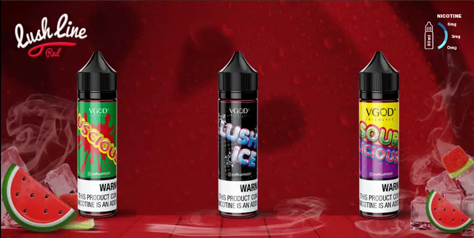 VGOD E-LIQUID 6MG 60ML Lush flavors