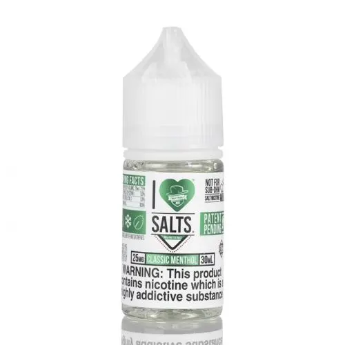 I LOVE SALTS Classic Menthol E-JUICE 25MG & 50MG