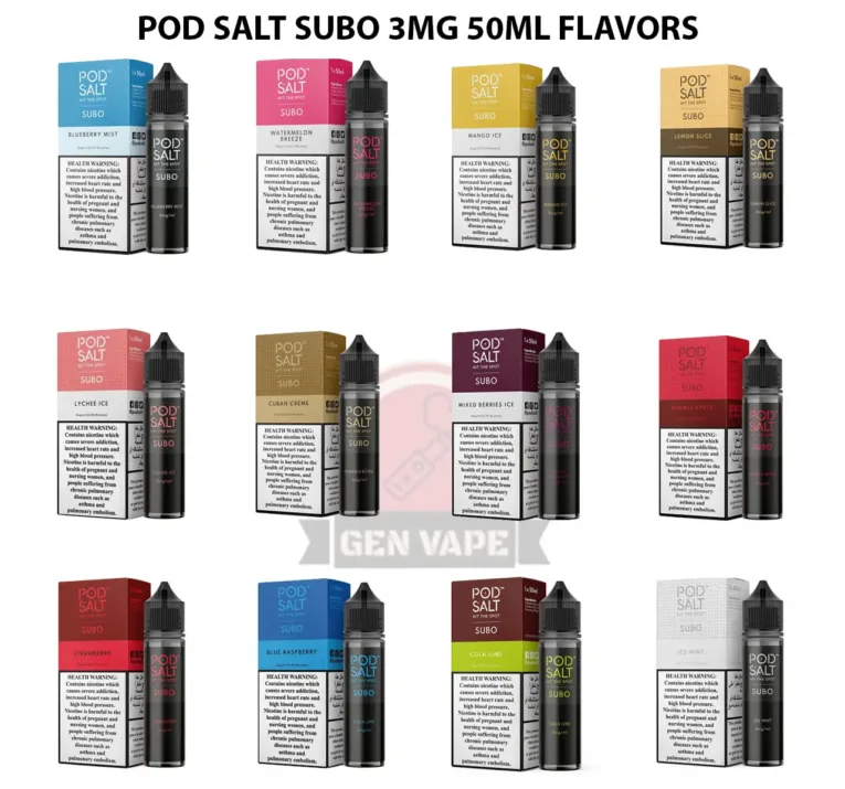 Pod Salt Subo 3mg E-Liquid (UAE) – 50ml