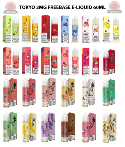 Tokyo freebase 3mg 60ml all flavors