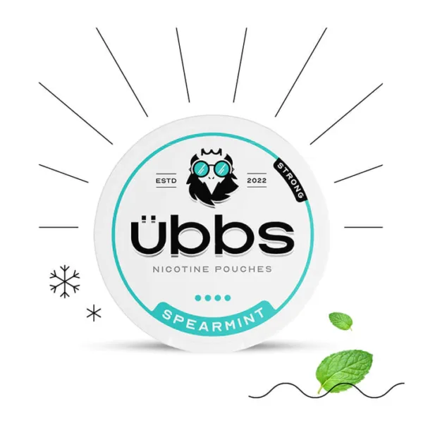ÜBBS NICOTINE POUCHES STRONG SPEARMINT 11-MG