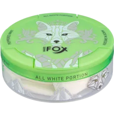 White Fox Peppered Mint Slim 16mg Nicotine Pouches in UAE