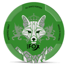 White Fox Peppered Mint All White Portion Slim 16 mg