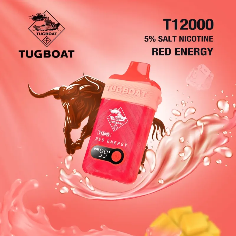 Tugboat T12000 Disposable Red energy
