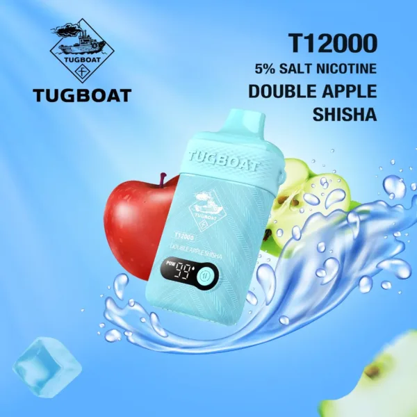 Tugboat T12000 Duble Apple Shisha Disposable Vape In UAE.jpg