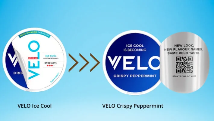 VELO Crispy Peppermint (Previously Ice Cool) – Swedish Made Nicotine Pouches Gen Vape Dubai