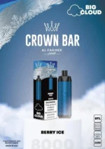 CROWN BAR AL FAKHER 5MG 8000PUFFS DTL BERRY ICE