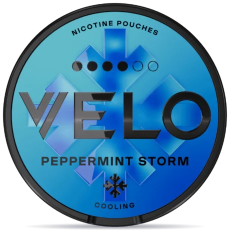 VELO Peppermint Storm 4 Dots 10.9mg – Sweden Made Nicotine Pouches Gen Vape Dubai