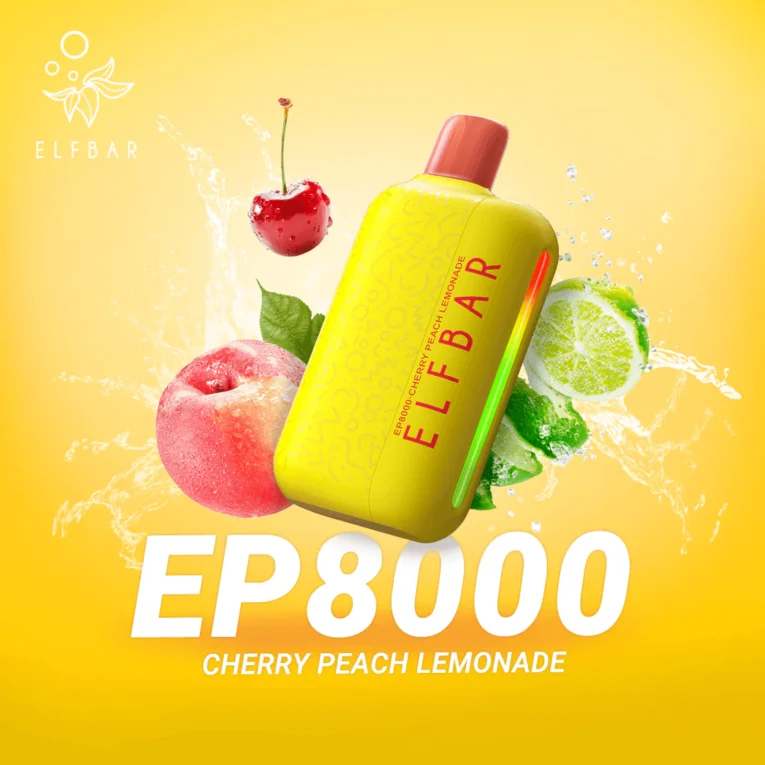 ELFBAR EP8000 PUFFS CHERRY PEACH LEMONADE