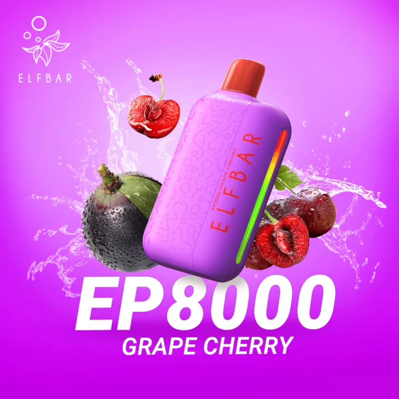 ELFBAR EP8000 PUFFS GRAPE CHERRY