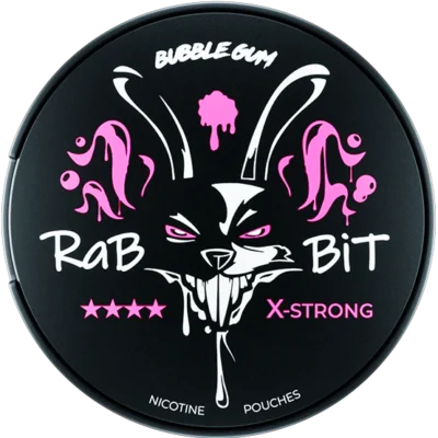 Rabbit Bubblegum 50MG Nicotine Pouch