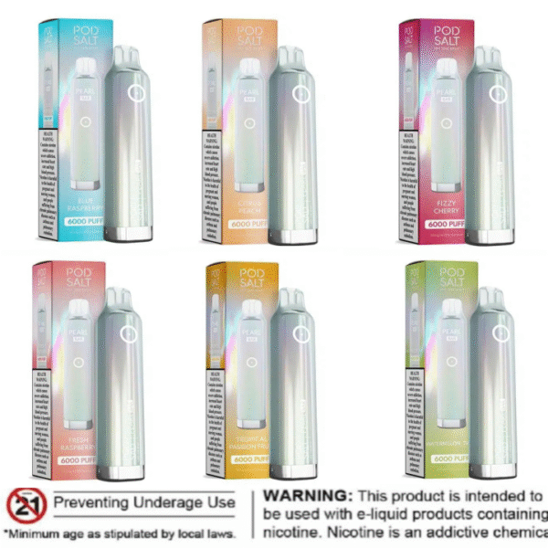 Pod Salt Pearl Bar 6000 Puffs 20mg Disposable Vape