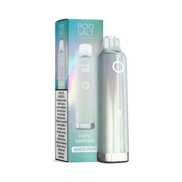 Pod Salt Pearl Bar 6000 Puffs 20mg Fresh Menthol Disposable Vape Gen Vape Dubai