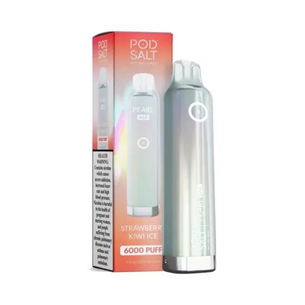 Pod Salt Pearl Bar 6000 Puffs 20mg Strawberry Kiwi Ice Disposable Vape Gen Vape Dubai