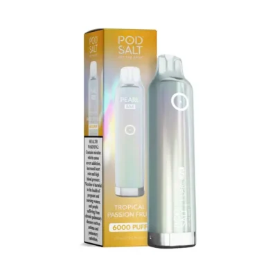 Pod Salt Pearl Bar 6000 Puffs 20mg Tropical Passion Fruit Disposable Vape Gen Vape Dubai