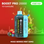 Pyne Pod Boost PRO 20K Mixed Berries Mint Disposable Vape 50mg