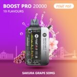 Pyne Pod Boost PRO 20K Sakura Grape Disposable Vape 50mg