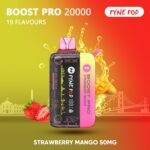 Pyne Pod Boost PRO 20K Srawberry Mango Disposable Vape 50mg