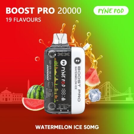 Pyne Pod Boost PRO 20K Watermelon Ice Disposable Vape 50mg