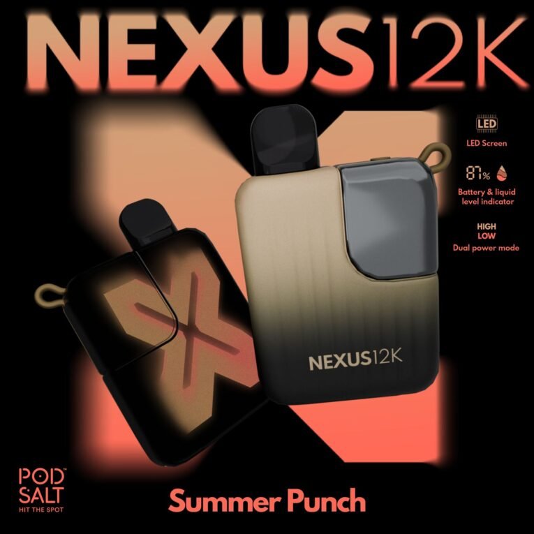 Pod Salt Nexus 12000 Puffs 20MG Summer Punch