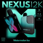 Pod Salt Nexus 12000 Puffs 20MG Watermelon Ice