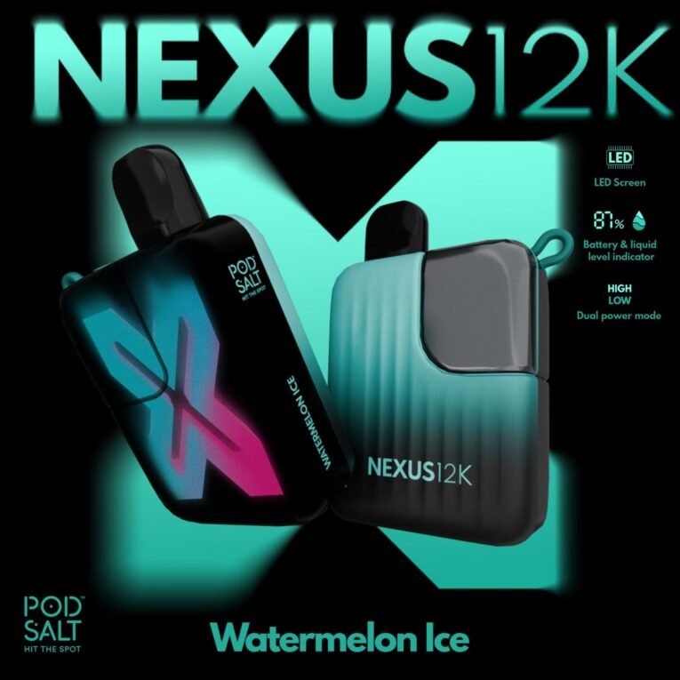 Pod Salt Nexus 12000 Puffs 20MG Watermelon Ice