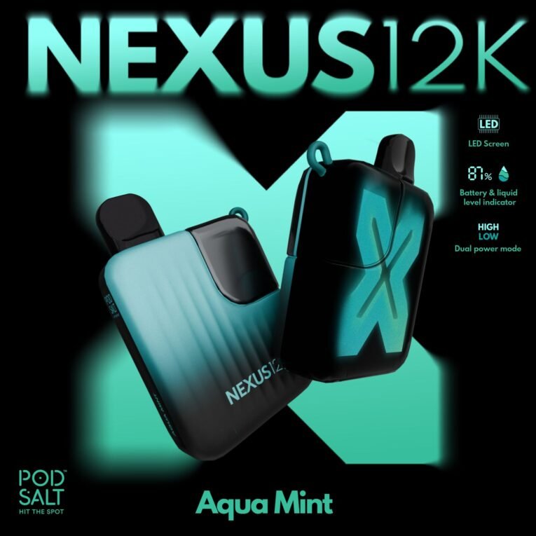 Pod Salt Nexus 12000 Puffs Aqua Mint