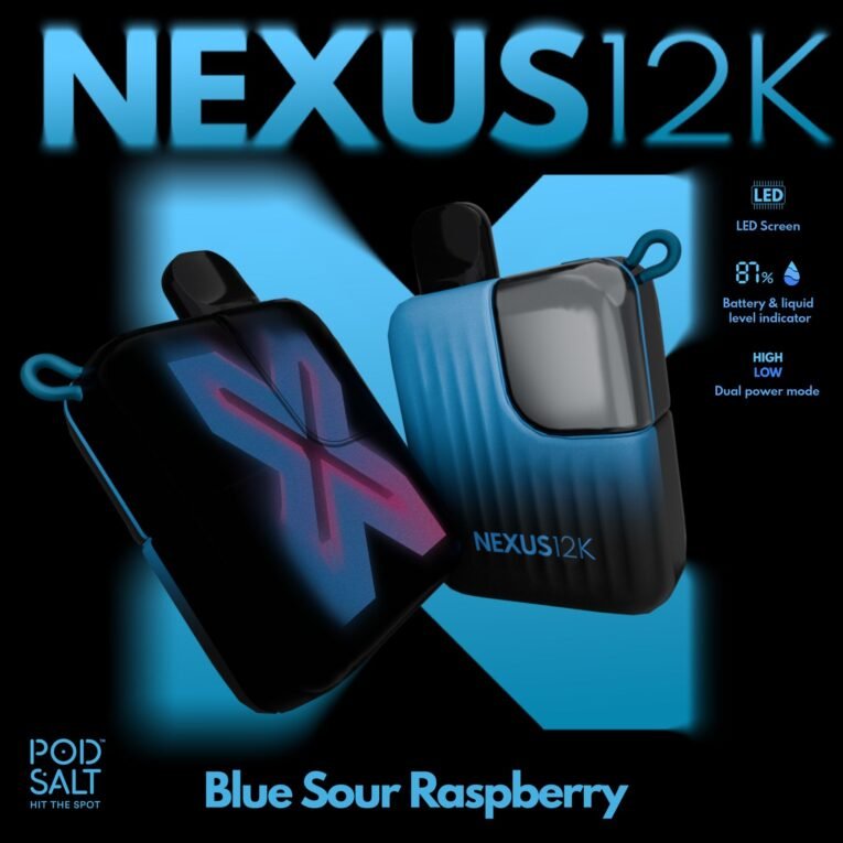 Pod Salt Nexus 12000 Puffs Blue Sour Raspberry