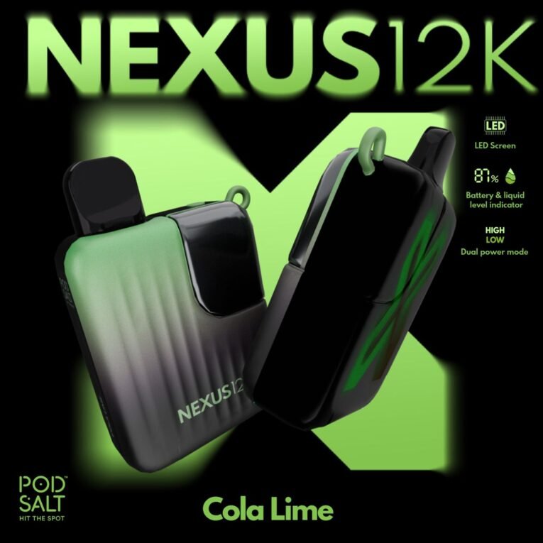 Pod Salt Nexus 12000 Puffs Cola Lime