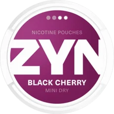 ZYN Black Cherry Mini Dry 3MG Nicotine Pouches Gen Vape Dubai