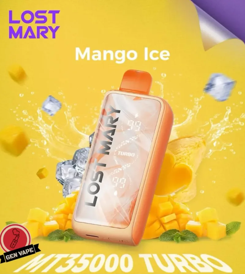 Lost Mary MT35000 Puffs Turbo Disposable Vape Mango Ice Gen Vape Dubai