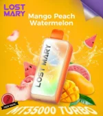 Lost Mary MT35000 Puffs Turbo Disposable Vape Mango Peach Watermelon Gen Vape Dubai