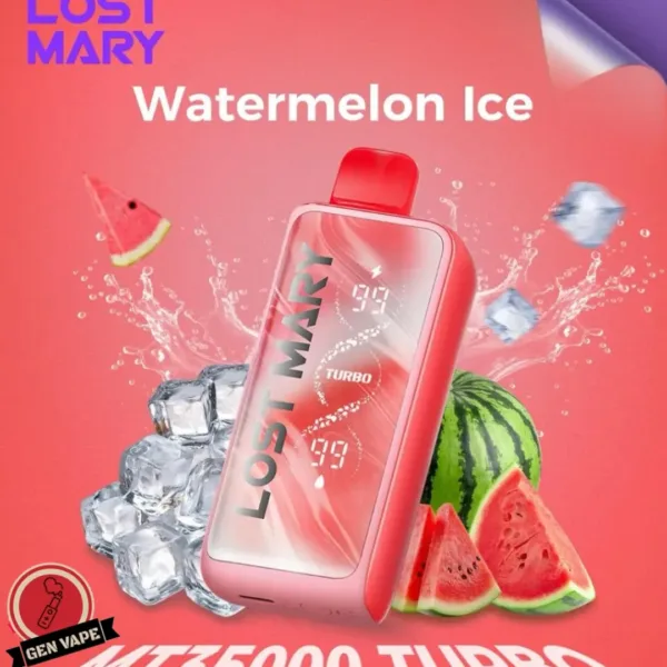 Lost Mary MT35000 Puffs Turbo Disposable Vape Watermelon Ice Gen Vape Dubai