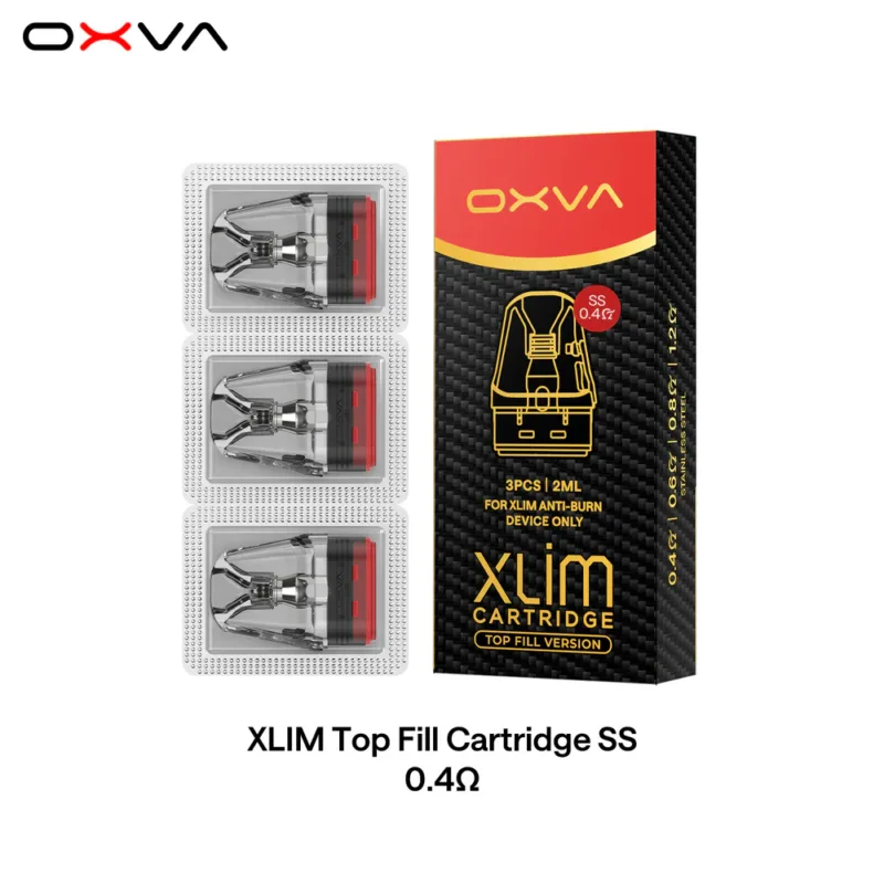 OXVA XLIM Top Fill SS Cartridge 0.4 Pod Image Gen Vape Dubai