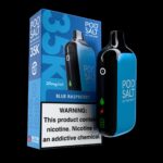 Pod Salt 35000 Puffs Disposable Vape Blue Raspberry 20mg Gen Vape Dubai
