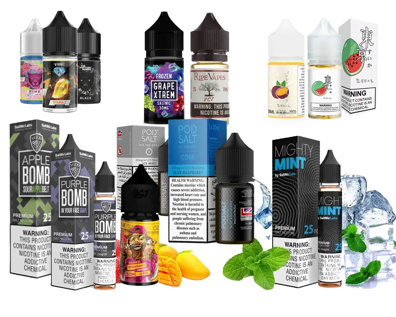 Saltinic Juice Category Image Gen Vape Dubai