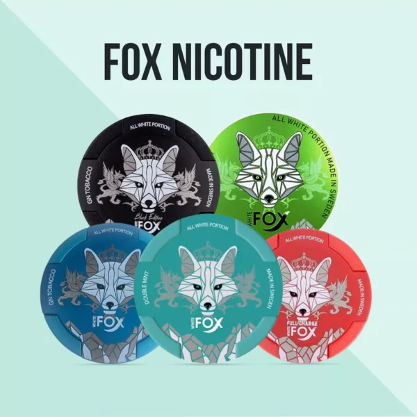 white fox nicotine pouches in Dubai